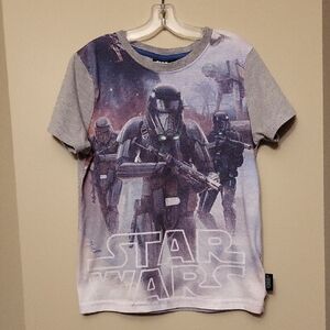 Star Wars grey graphic tee shirt